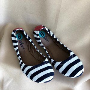 Lucky Flats Navy White and Red